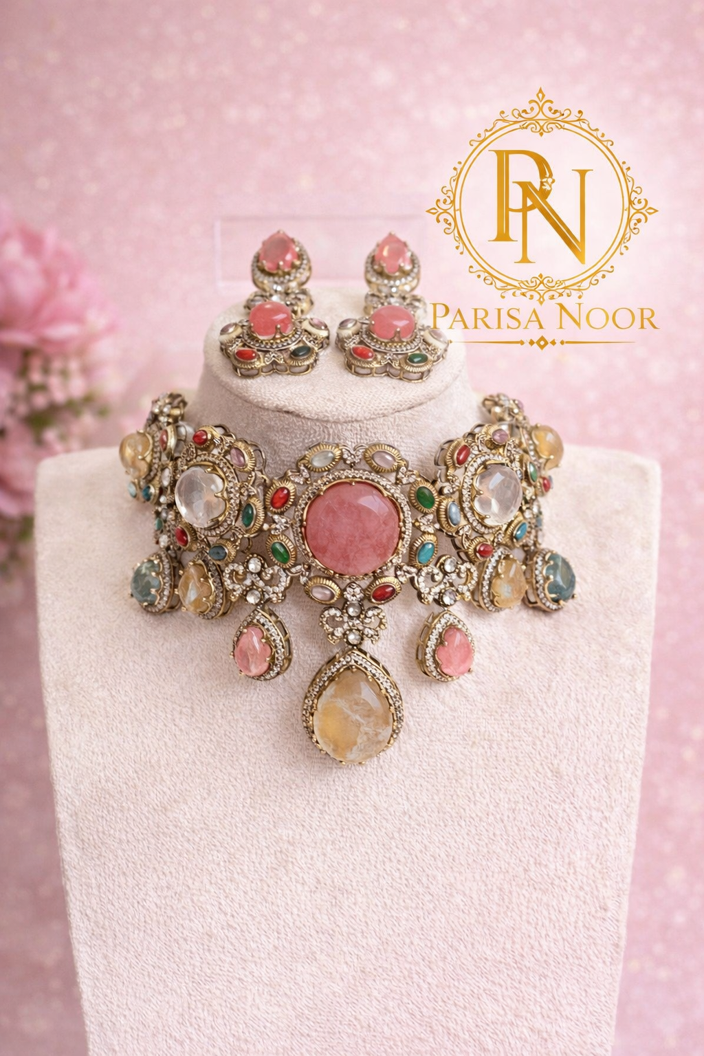 Noor-e-Rani Designer Choker Set