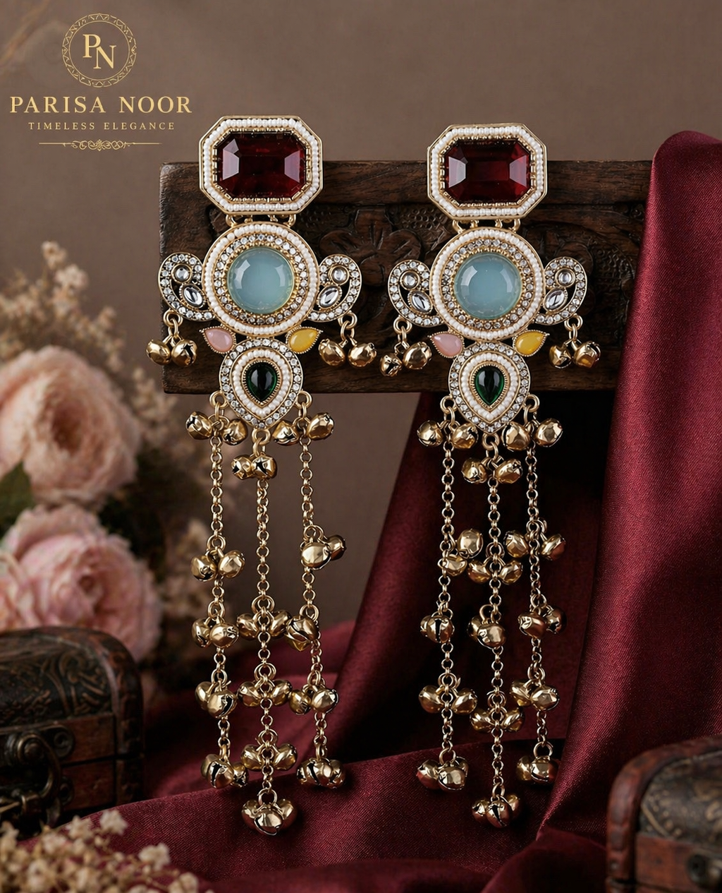 Nisha Royal Kashmiri Earrings