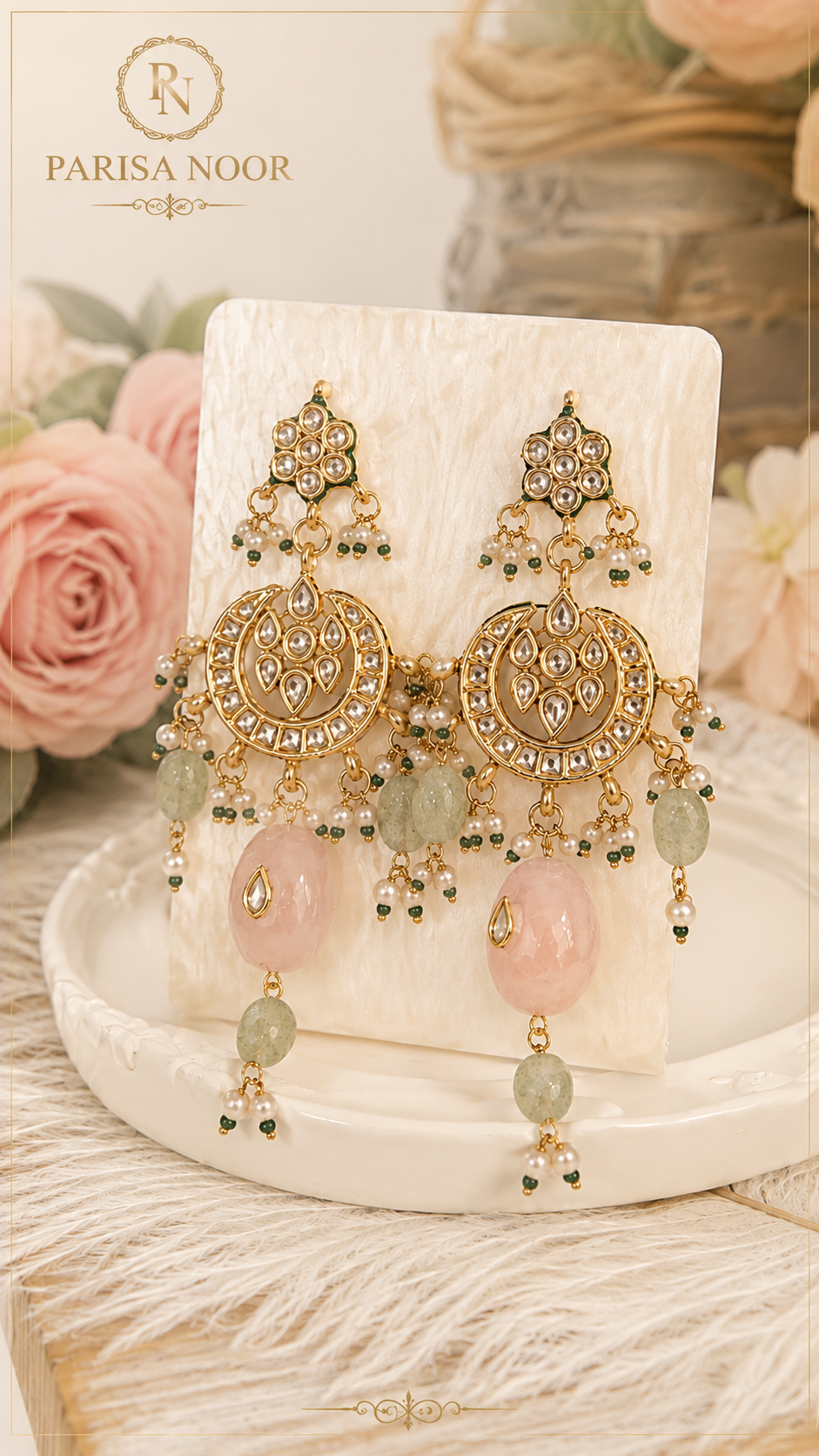 Noor-E-Basanti Designer Long Mala Set
