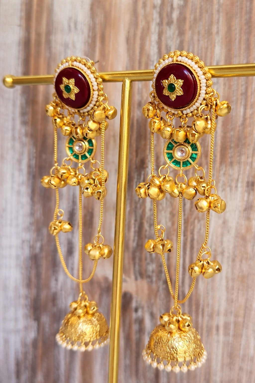 Zareen Kashmiri Long Earrings