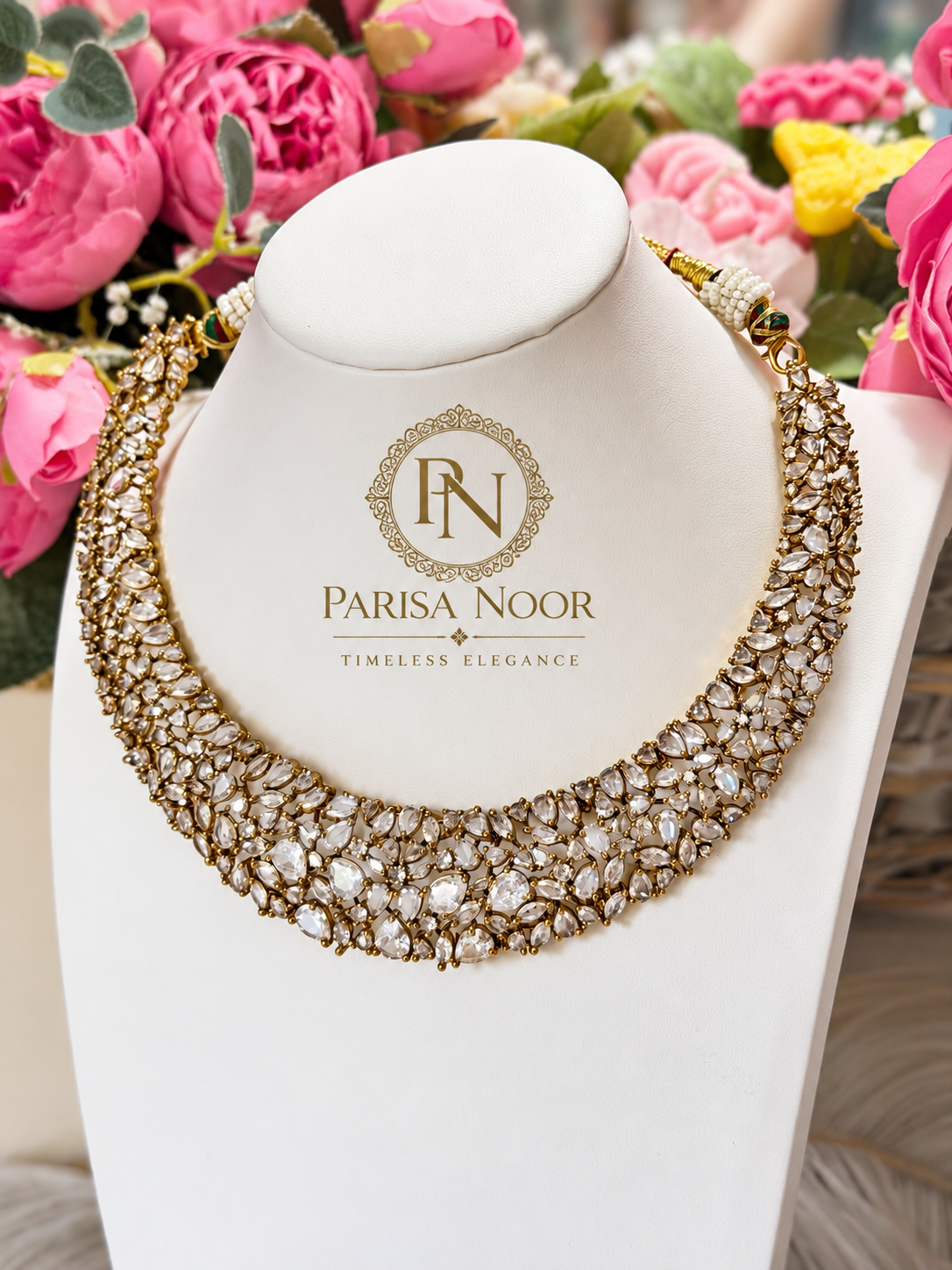 Zarelle Premium Victorian AD Necklace Set