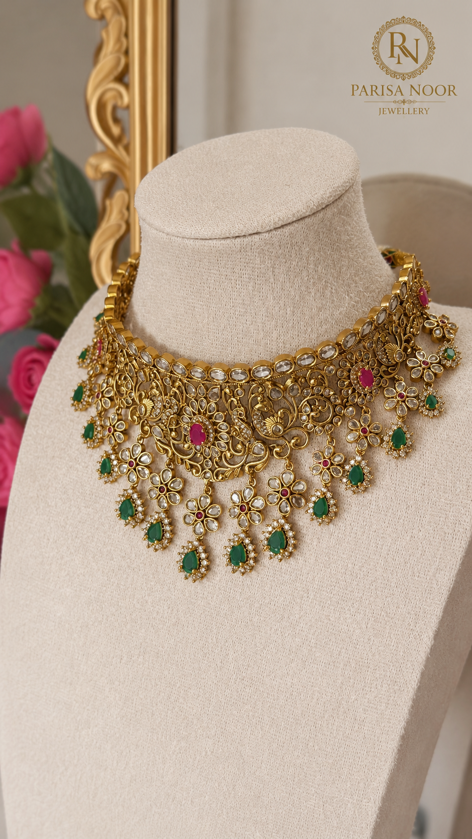 Zarqiya Royal Heritage Choker Set