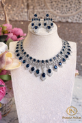Midnight Sapphire Royal Blue Necklace Set