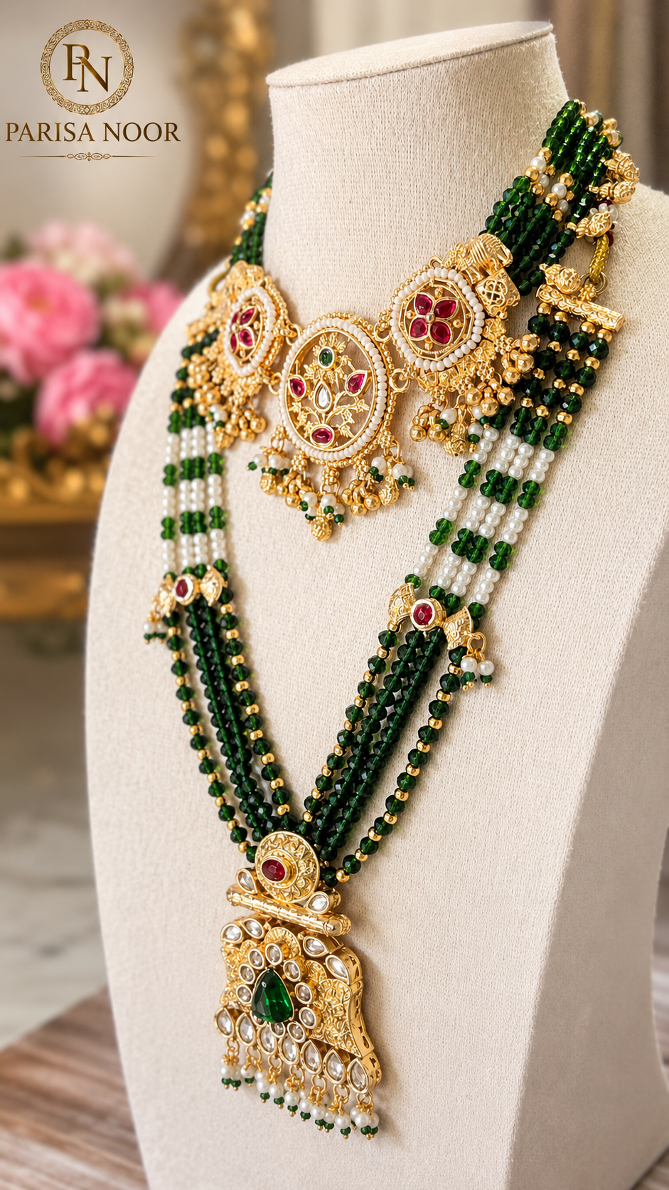 Rashmi Semi Bridal Combo necklace set