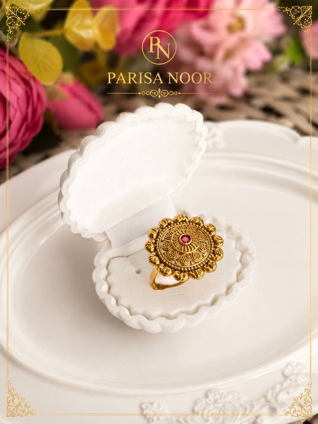 Parvati Heritage Ring Adjustable