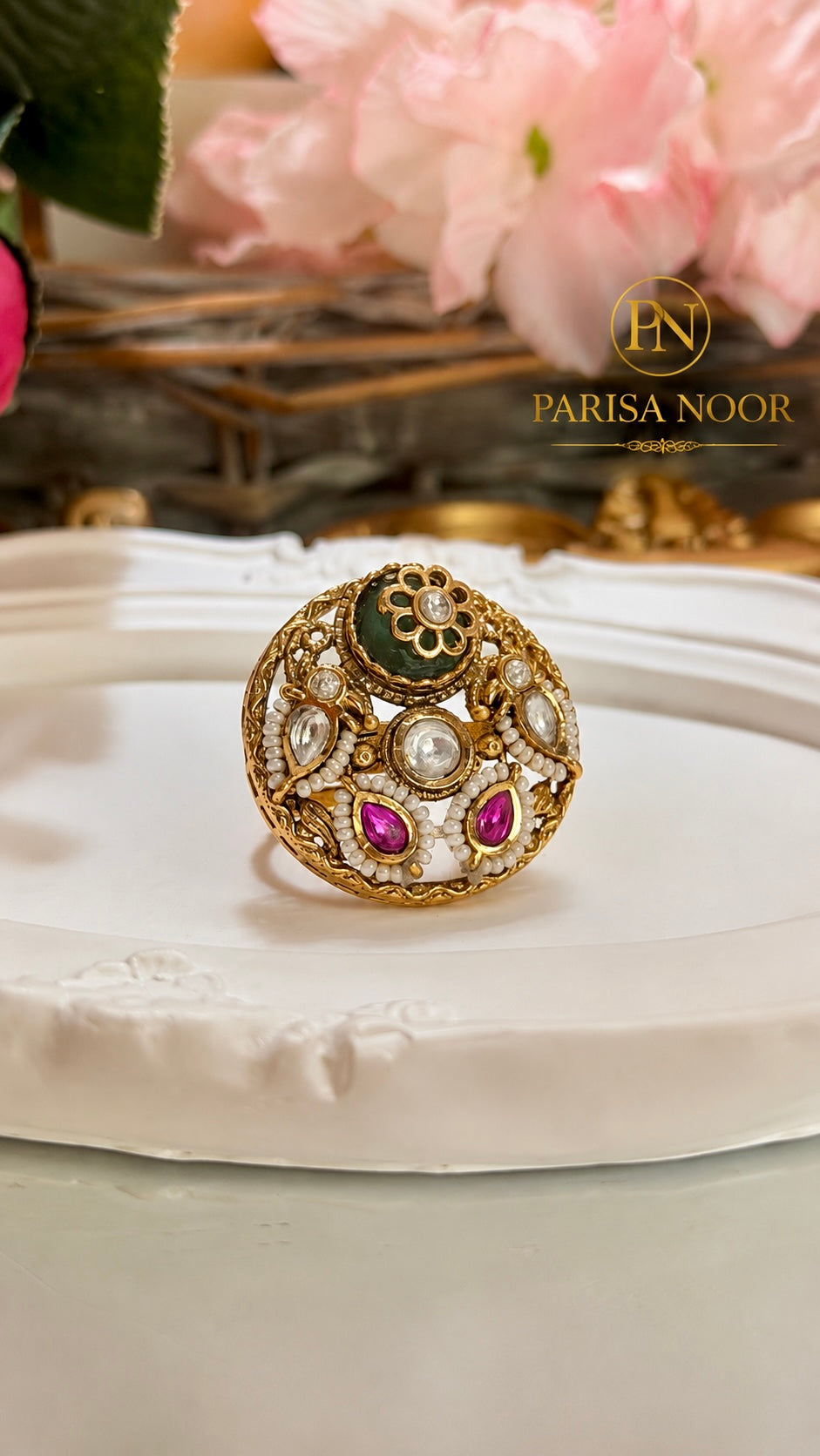 Bashira Heritage Adjustable Ring