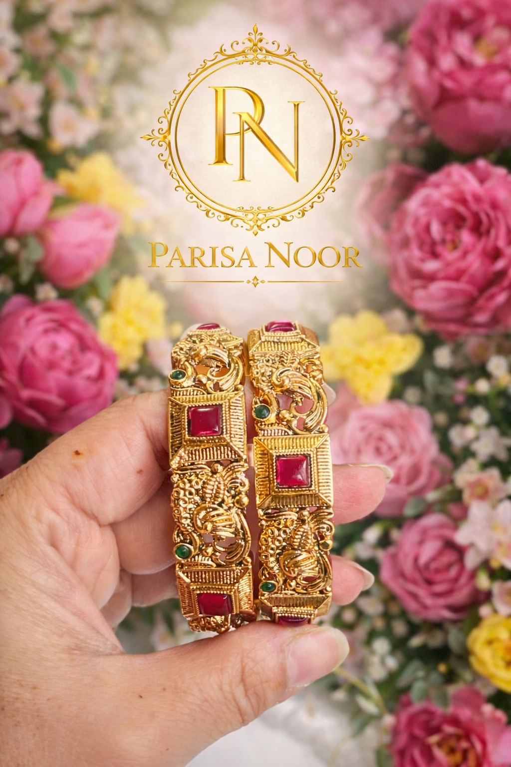 Avya Royal Heritage Antique Bangles