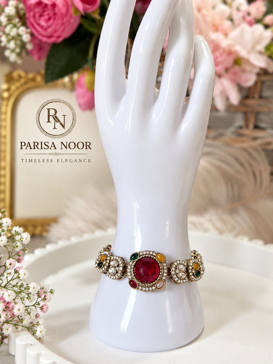 Zivara Indo-Western Kundan Bracelet