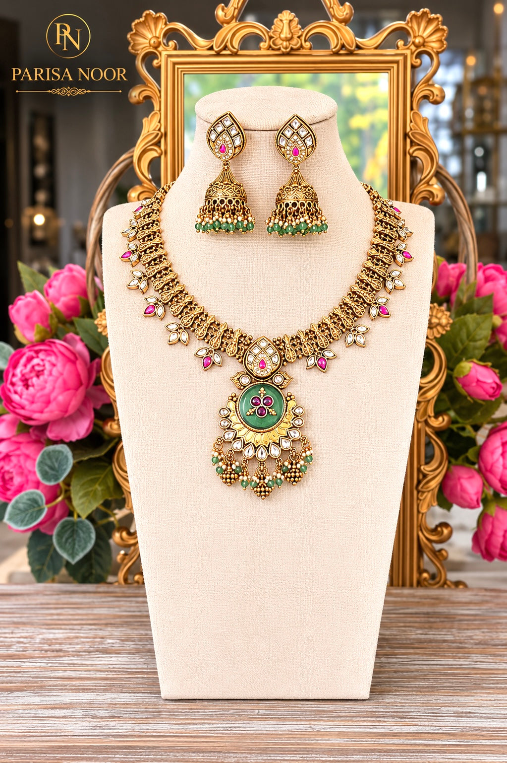 Afsheen Rajwadi Heritage Necklace Set