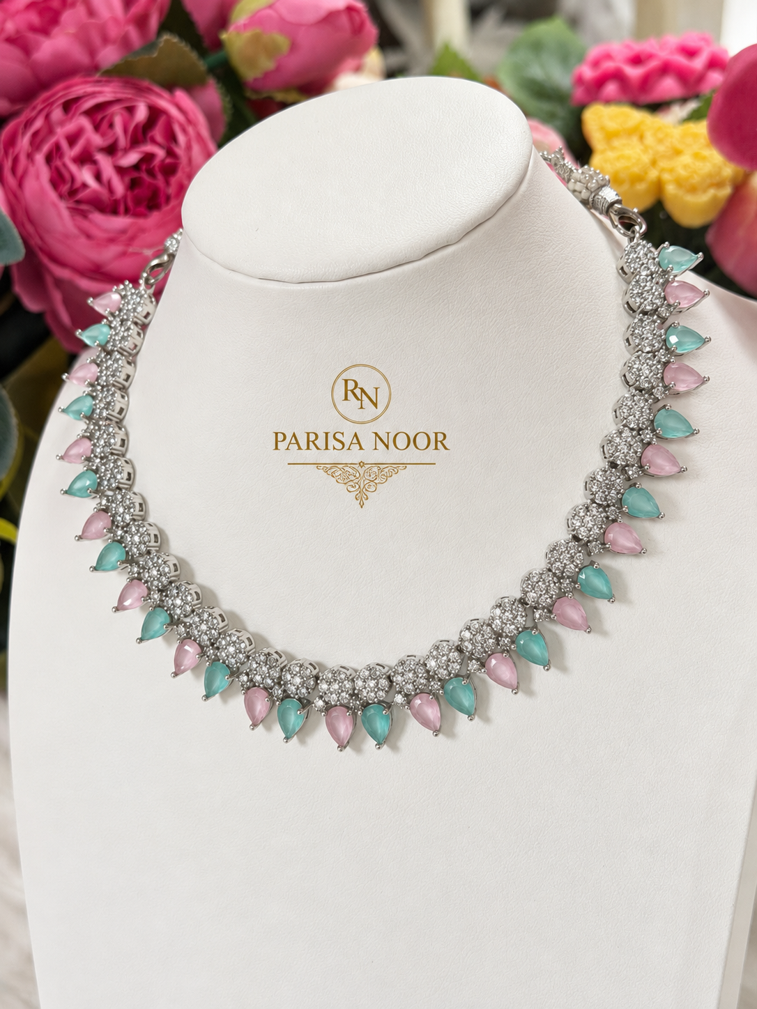 Aveline Pastel AD Necklace Set
