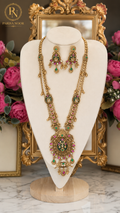 Janvi Royal Rajwadi Heritage Long Necklace Set