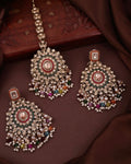 Rivaaz Multi Punjabi Pakistani Teeka Chandbali Set