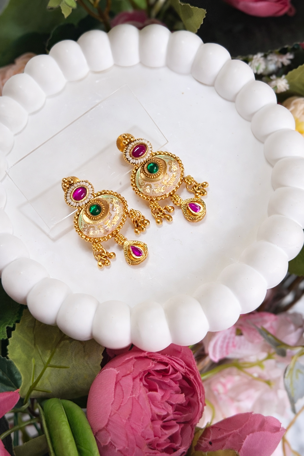Orina Heritage Meenakari Necklace Set