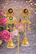 Zareen Kashmiri Long Earrings