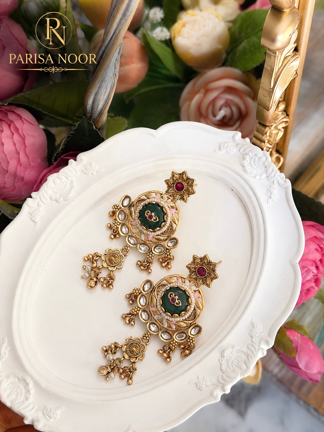 Zohra Rajwadi Heritage Long Necklace Set