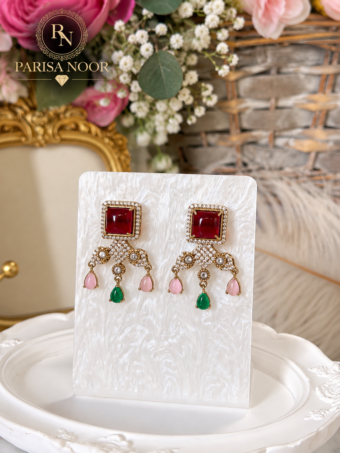 Velina Premium Kundan Designer Necklace Set – Multi