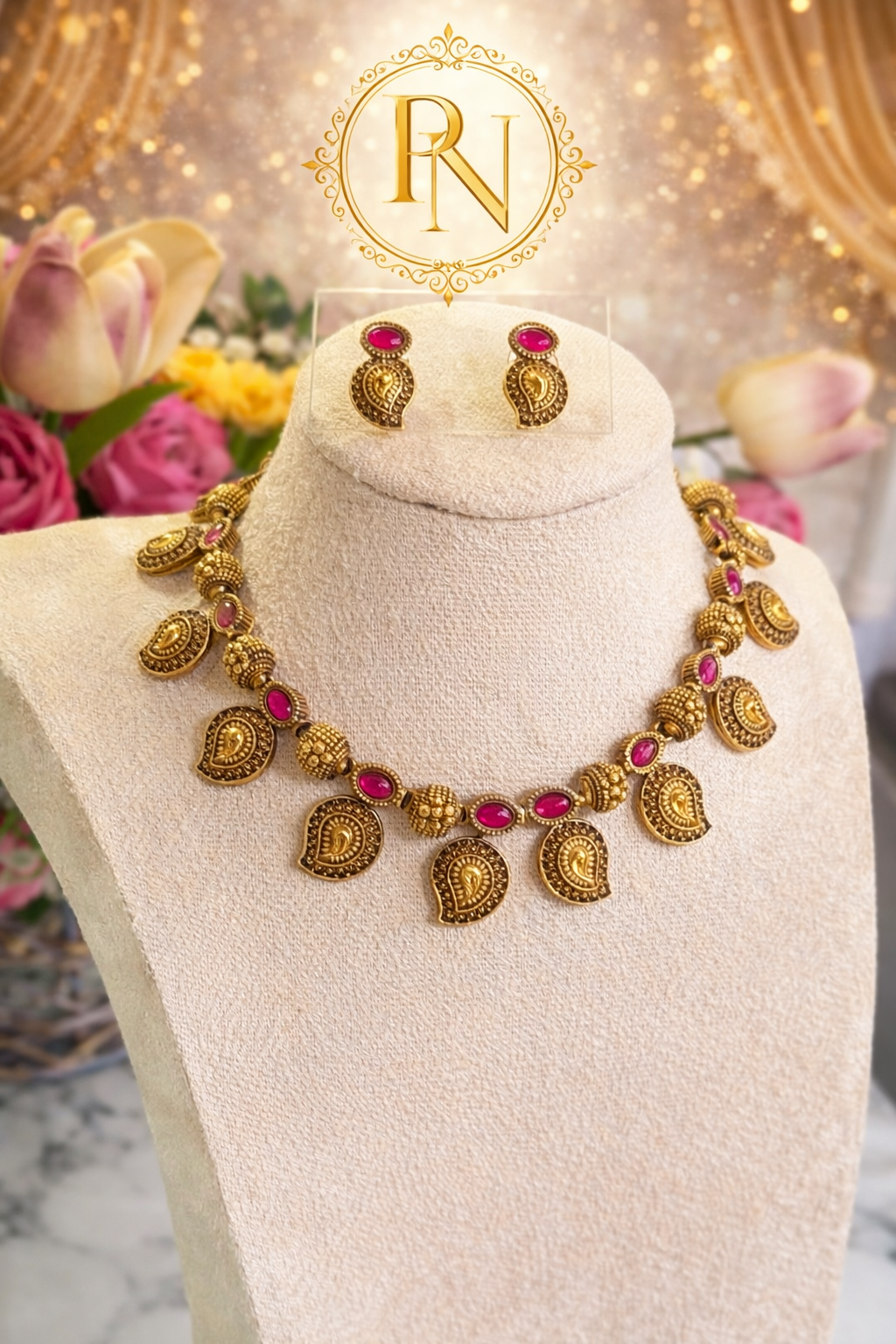 Ruhani Mango Necklace Set