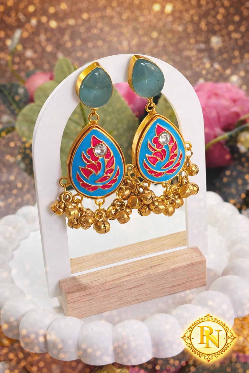 Roza Kashmiri Gungru Necklace Set