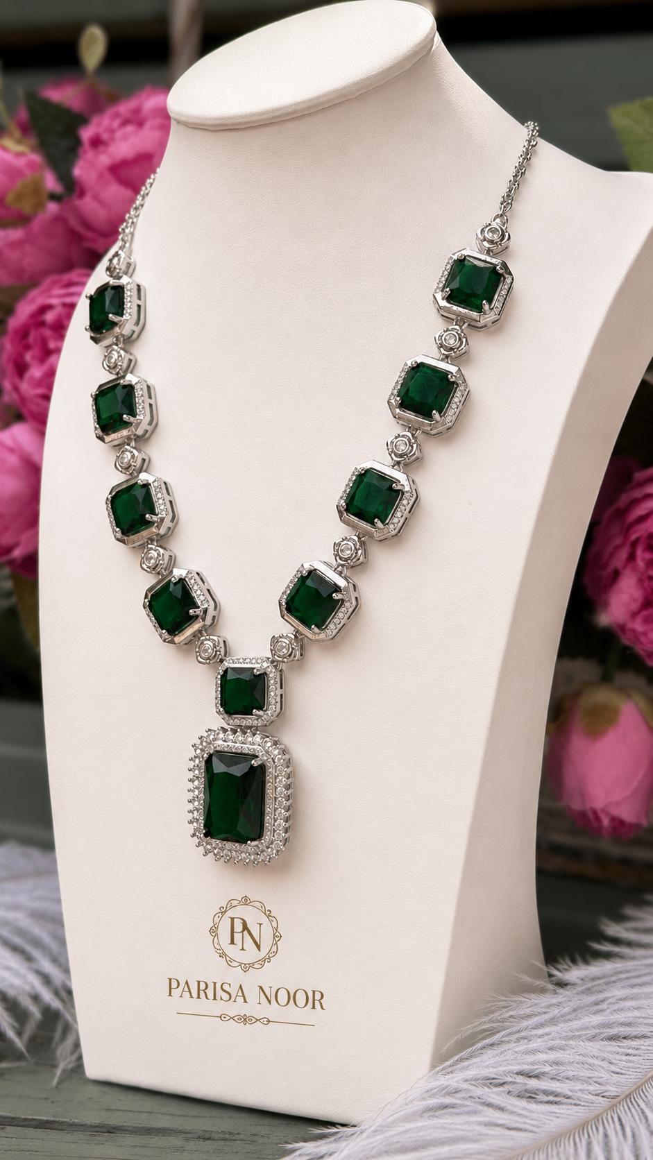 Antika Emerald Luxe Pendant Necklace