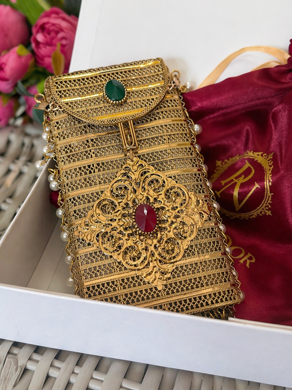 Archie Brass Mobile Sling Gold