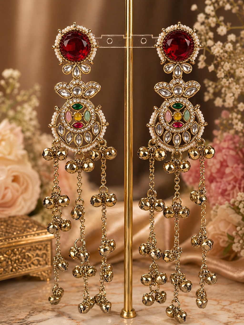 Imana Kashmiri Ghungru Earrings