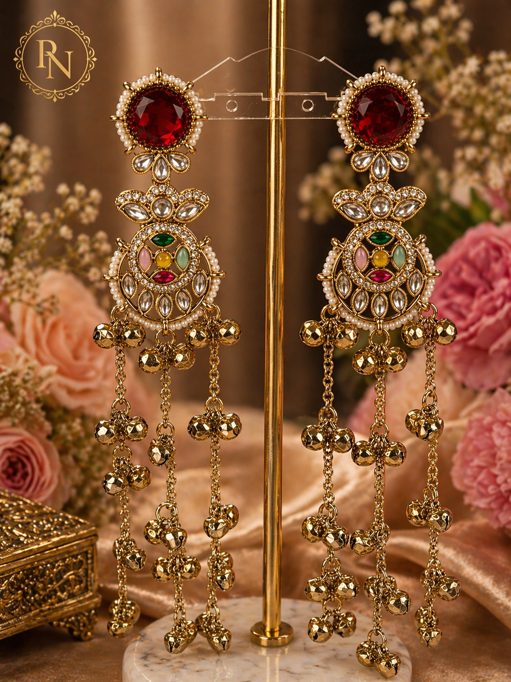 Imana Kashmiri Ghungru Earrings
