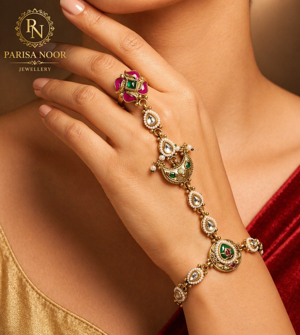 Gulbaroon Heritage Hand Harness Bracelet
