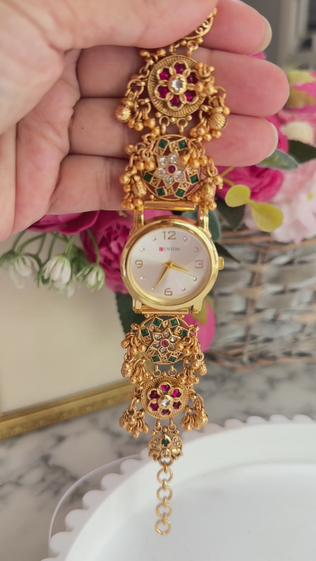 Elzara Heritage Ghungroo Adjustable Watch