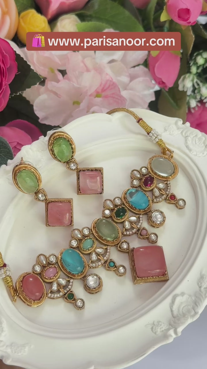 Samira Regal Gem Designer Choker