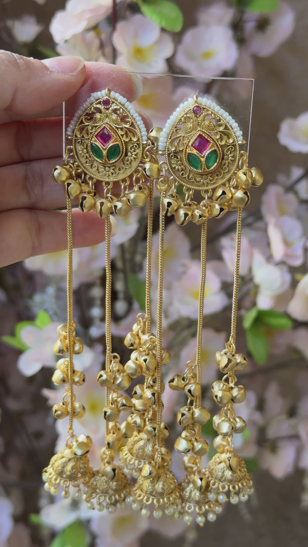 Shazmeen Kashmiri Jhumka Earrings